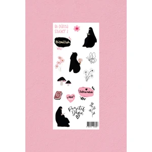 M2 - Peçeli Kız - Islami Sticker Paketi