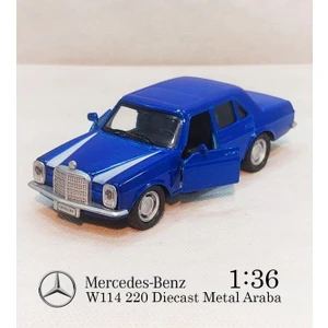 Benz W114 | Çek Bırak E220 Metal Araba | Diecast 1:36 Model Oyuncak