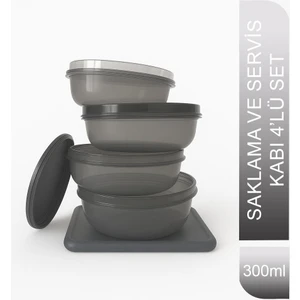 Saklama ve Servis Kabı 4'lü set