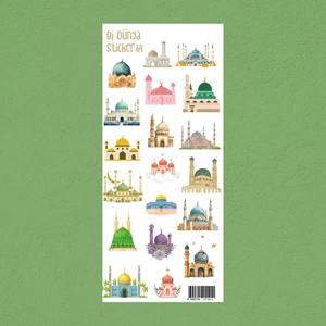 M64 – Renkli Camiler Islami Sticker Seti