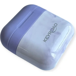 Keyroad Çift Delikli Mermer Desenli Kalemtraş, Mavi, Yeşil, Pembe