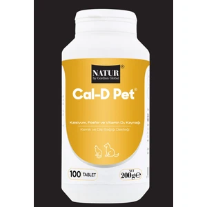 Natur by Gordion Global Cal-D Pet ( Kedi ve Köpekler için Diş ve İskelet Sistemi Destekleyici )