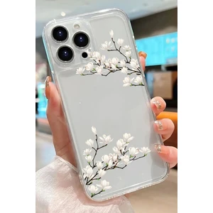 Iphone 13 Pro Uyumlu Şeffaf Desenli Silikon Kılıf Mnl9