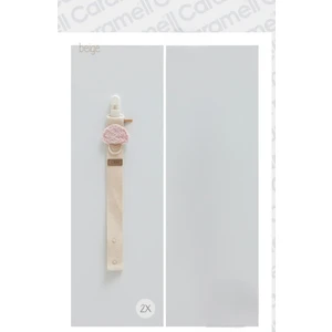 Basic Mantar Desenli Emzik Askısı 1981 Bej Tekli