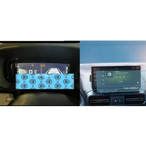 Thn Mobile Citroen Berlingo 2025 Model Gösterge Paneli ve Multimedya Esnek Nano Kırılmaz Ekran Koruyucu
