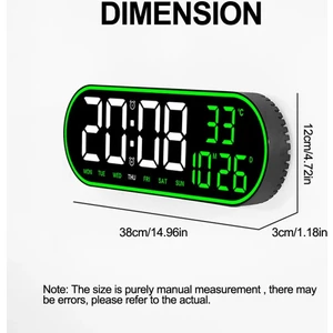 Leddijitalbüyükekran Duvar Saati Uzaktan Kumandalı