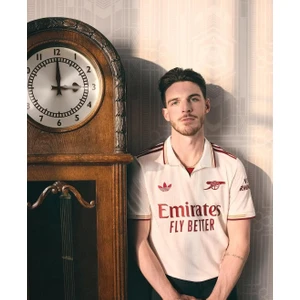 Arsenal 2025-26 Yeni Sezon Declan Rice Deplasman Forması (Beyaz)