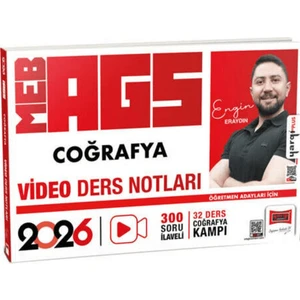 Yargı 2026 Meb-Ags Öğretmen Adayları Için Coğrafya Video Ders Notlar