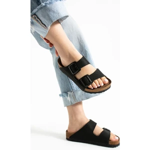 Fuga Comfort Siyah Unisex Tokalı Terlik – Ortopedik, Hafif, Kaymaz Taban