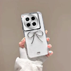 Tecno Camon 30 Pro Uyumlu Kılıf Zebana Bow Silikon Kılıf Şeffaf
