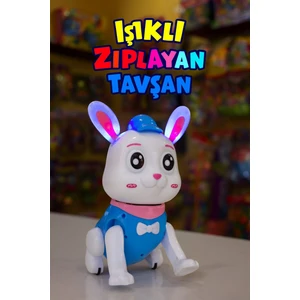Işıklı Zıplayan Tavşan | Emeklemeye Yardımcı Müzikli Led’li Oyuncak | Sevimli Oyun Arkadaşı