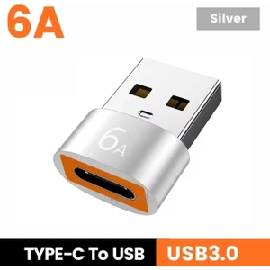 M.TK Moveteck Type-C To USB Yüksek Hızlı Veri Aktarımı Otg Çevirici Dönüştürücü Adaptör 6A Type C Dişi To USB 3.0