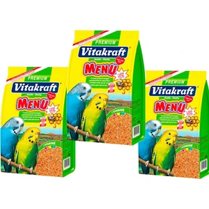 Menü Premium Muhabbet Kuşu Yemi 1000 gr  3 Adet