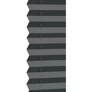 Antrasit Plise Perde Katlanır Cam Balkon Perdesi - Ofis Perdesi - Mutfak Perdesi