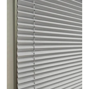 Beyaz Plise Perde Katlanır Cam Balkon Perdesi - Ofis Perdesi - Mutfak Perdesi