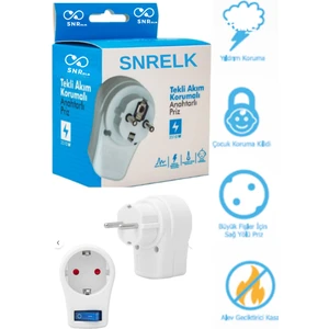 Snrelk- (Akım-Şok-Çocuk) Korumalı Priz