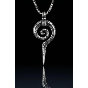 Daisy Shop Paslanmaz Çelik Maya Totem Scepter Yılan Kolye