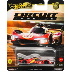 Hot Wheels Premium Car Culture Circuit Legends Ferrari 499P Metal Diecast Araba