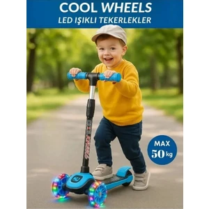Işıklı Tekerlekli Çocuk Scooter