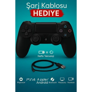 Doubleshock 4 Kablosuz Titreşimli Oyun Kolu – PS4 / PC Uyumlu, Çift Motorlu, Ergonomik Tasarım