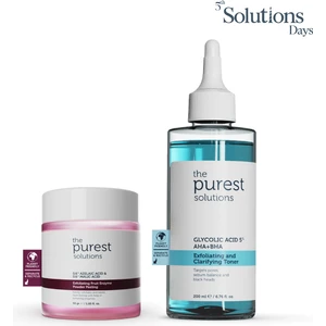 The Purest Solutions Arındırıcı ve Aydınlatıcı Gözenek Karşıtı Cilt Bakım Seti