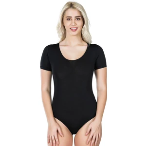 Iç Giyim Derya Kurşun Pamuk Kumaş Yarım Kol Oval Yaka Çıt Çıtlı Body Atlet