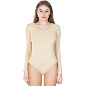 Iç Giyim Derya Kurşun Pamuk Kumaş Uzun Kol Oval Yaka Çıt Çıtlı Body Atlet