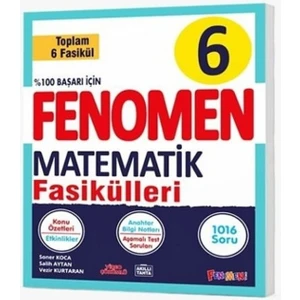 Fenomen Okul 2025 6. Sınıf Matematik Fasikül Seti (1-2-3-4-5-6)