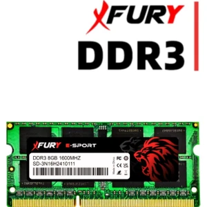FURY E-SPORT Laptop DDR3 8Gb 1600Mhz Notebook Ram Bellek