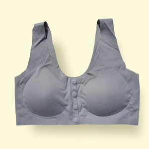 Iç Giyim Ithal Düğmeli Süngerli Desteksiz (Yok Gibi) Sütyen (Yıkama Filesi Hediyeli)