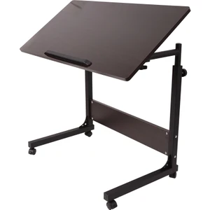 Yerden Yükseklik Ve Eğim Ayarlı Tekerlekli Laptop Sehpası