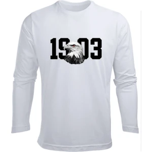 Uzun Kollu Kartal 03 Baskılı Pamuklu Çocuk Tshirt