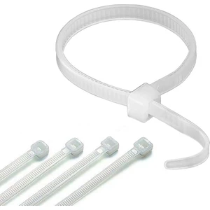 Beyaz Plastik Kablo Bağı Plastik Kelepçe 3,6MMX15CM 100