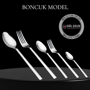 Çatal Kaşık Seti 60 Parça 12 Kişilik Boncuk Model 18/0 Kalite