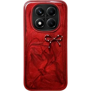 Xiaomi Redmi Note 14 Pro 5g Uyumlu Kılıf Zebana Fionka Silikon Kılıf Kırmızı