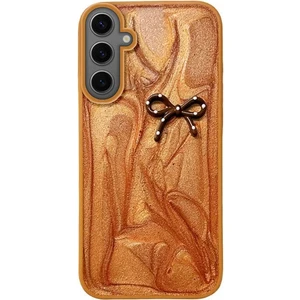 Samsung Galaxy S25 Uyumlu Kılıf Zebana Fionka Silikon Kılıf Kahverengi