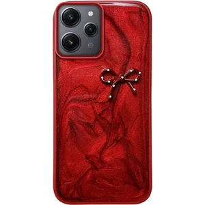 Xiaomi Redmi 12 Uyumlu Kılıf Zebana Fionka Silikon Kılıf Kırmızı