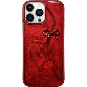 Apple iPhone 15 Pro Uyumlu Kılıf Zebana Fionka Silikon Kılıf Kırmızı