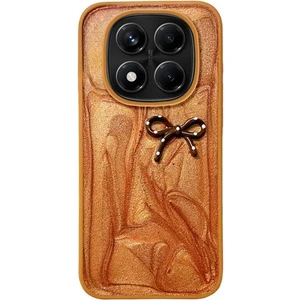 Xiaomi Redmi Note 14 Pro 5g Uyumlu Kılıf Zebana Fionka Silikon Kılıf Kahverengi