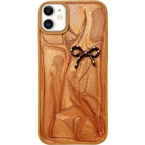 Apple iPhone 11 Uyumlu Kılıf Zebana Fionka Silikon Kılıf Kahverengi