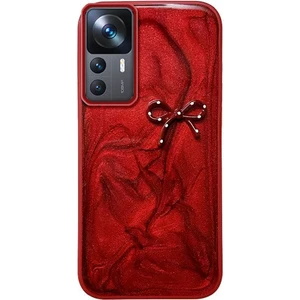 Xiaomi Mi 12T Uyumlu Kılıf Zebana Fionka Silikon Kılıf Kırmızı