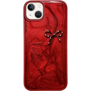 Apple iPhone 13 Uyumlu Kılıf Zebana Fionka Silikon Kılıf Kırmızı