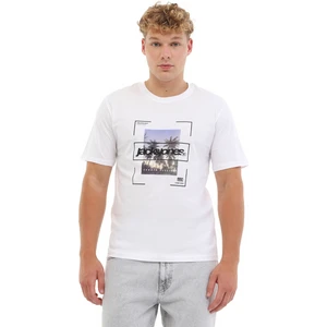 Jack & Jones JCOSYSTEMATIC TEE SS Beyaz Erkek Kısa Kol T-Shirt