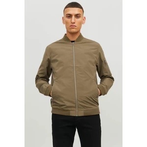 Jack & Jones JJERUSH BOMBER NOOS Haki Erkek Ceket