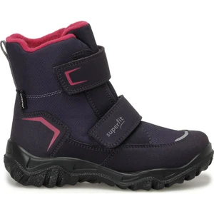 Kids A More Husky Superfit Marka Sympateks Kız Çocuk Siyah Taban Bot Lila-Pembe