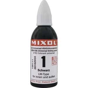 Mixol Renk Pastası 20ML Siyah