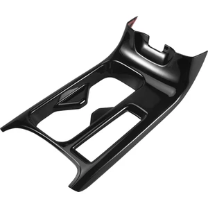 Araba Parlak Siyah Merkez Konsolu Su Kupası Tutucu Dekorasyon Kapağı Honda Hrv Hr-V Vezel 2021 2022 Lhd (Yurt Dışından)