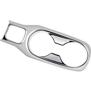 Toyota Corolla Cross 2021 2022 Rhd Için Araba Gümüş Merkez Konsol Su Kupası Tutucu Dekorasyon Kapağı Döşeme Çıkartmaları (Yurt Dışından)