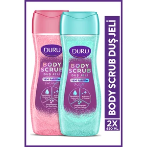 Body Scrub Pink Delight  & Ice Light Duş Jeli 2X450 ml