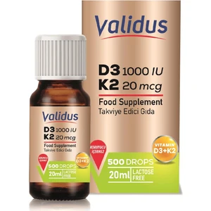 Vitamin D3 + Vitamin K2 Drops 20 ml